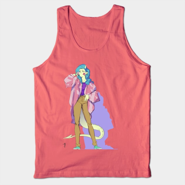 girl gargoyle Tank Top by pink basket